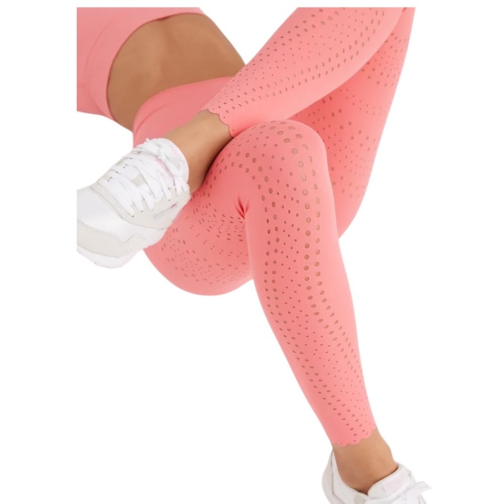OFFLINE BY AERIE Goals Lasercut Leggings coral small